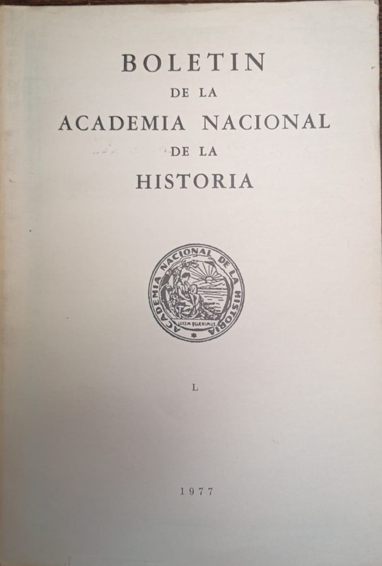 Boletin de la academia nacional de la historia