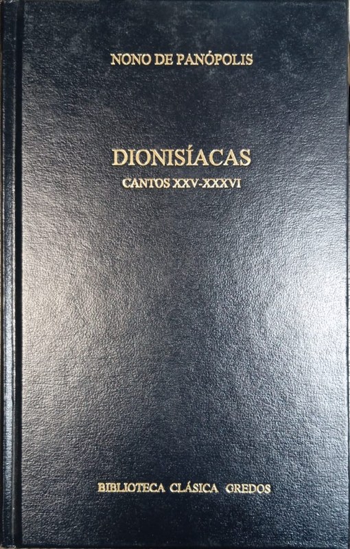 Dionisíacas: Cantos XXv-XXXVI