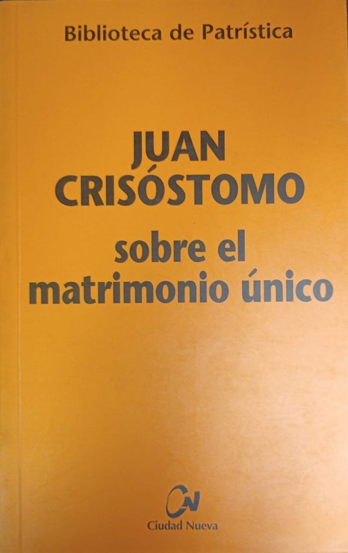 Sobre el matrimonio único