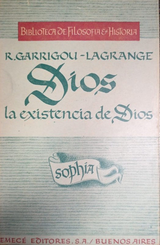 Dios: La existencia de Dios