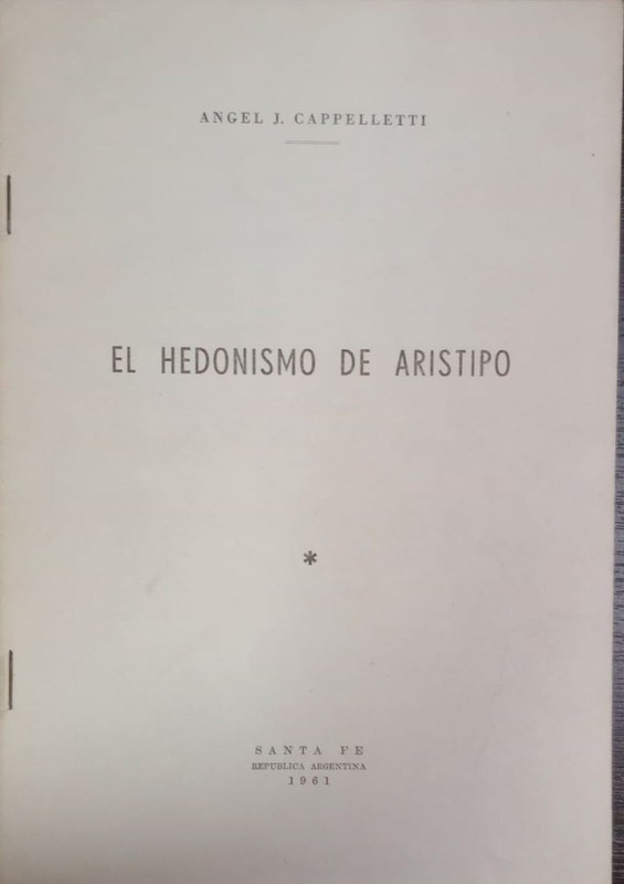 El Hedonismo de Aristipo