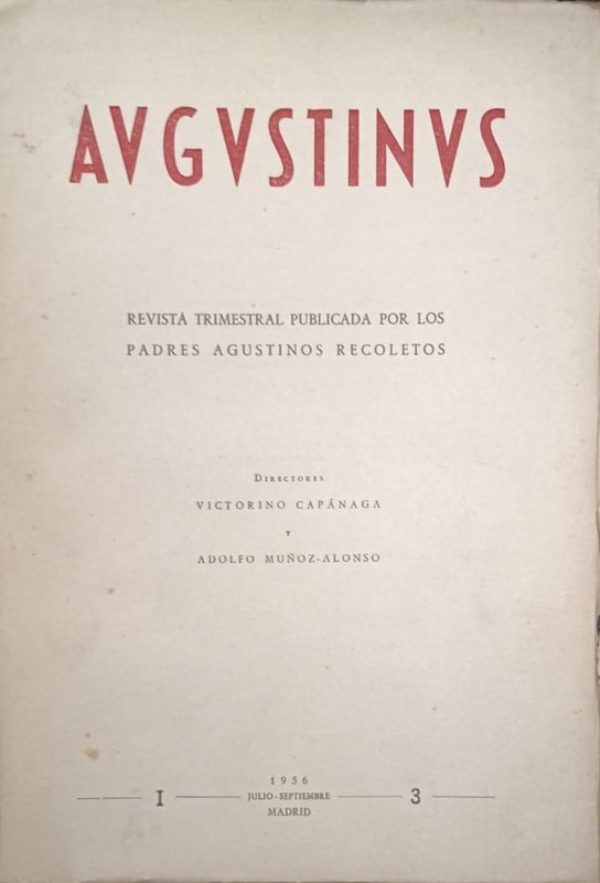 Augustinus: Revista Trimestral Publicada por los Padres Recoletos