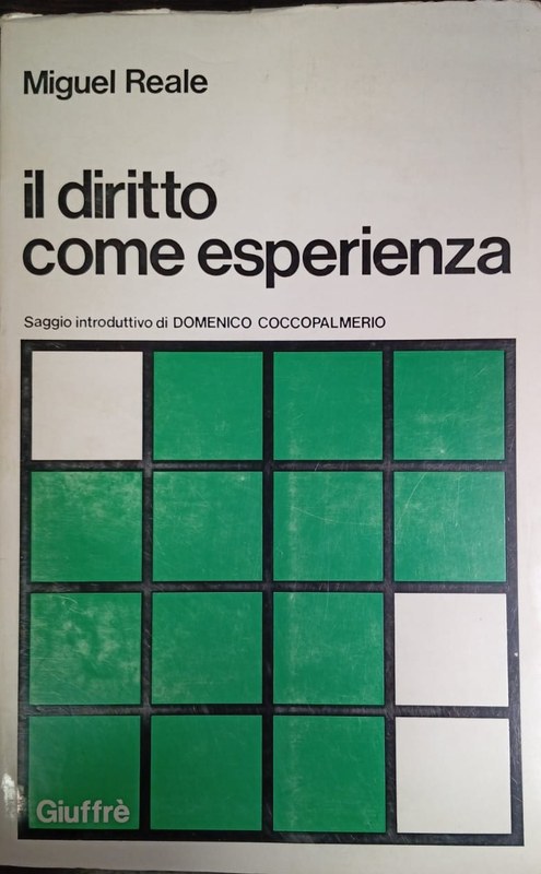 Il diritto come esperienza