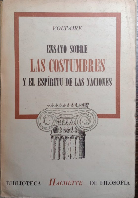 Ensayo sobre las costumbres y el espíritu de las naciones