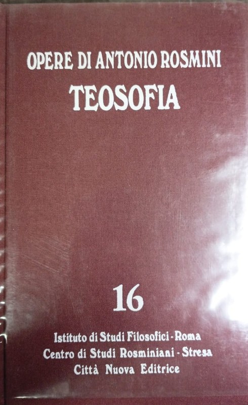 Teosofía (Tomo V): Opere di Antonio Rosmini 16
