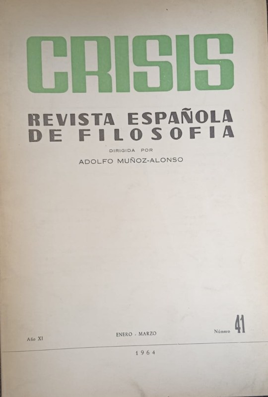 CRISIS: Revista española de filosofía