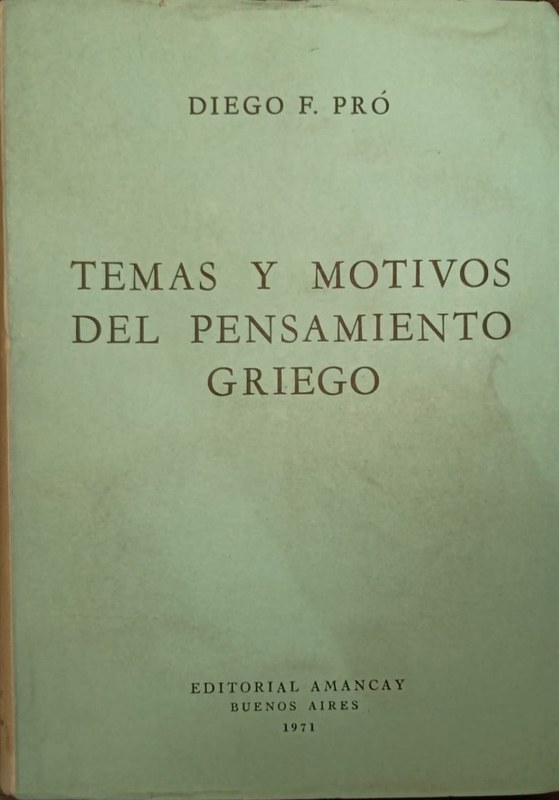 Temas y motivos del pensamiento griego