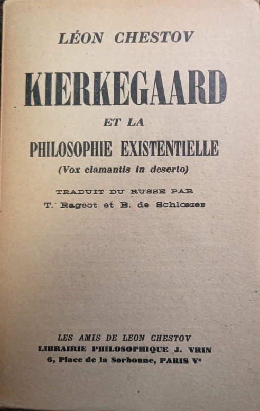 Kierkegaard et la Philosophie Existentielle: Vos clamantis in deserto