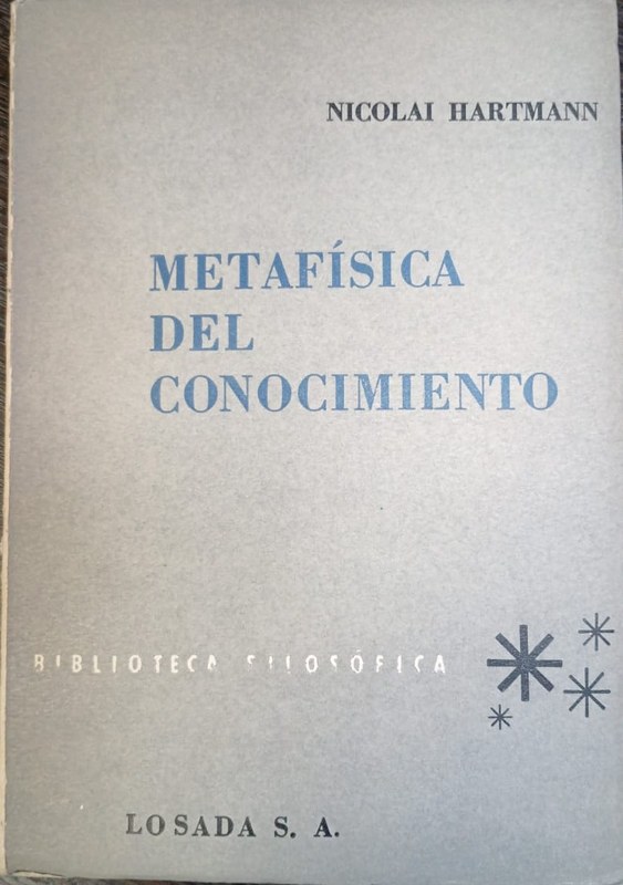 Rasgos fundamentales de una Metafísica del conocimiento