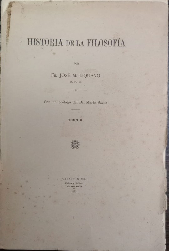 Historia de la filosofía