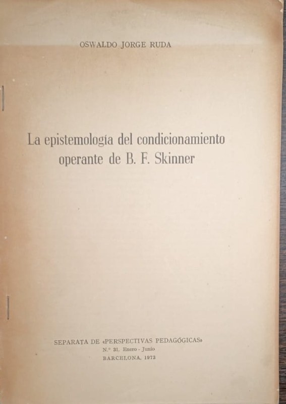 La epistemología del conocimiento operante de B.F. Skinner