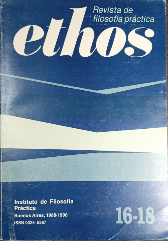 ethos: Revista de filosofía práctica 16-18