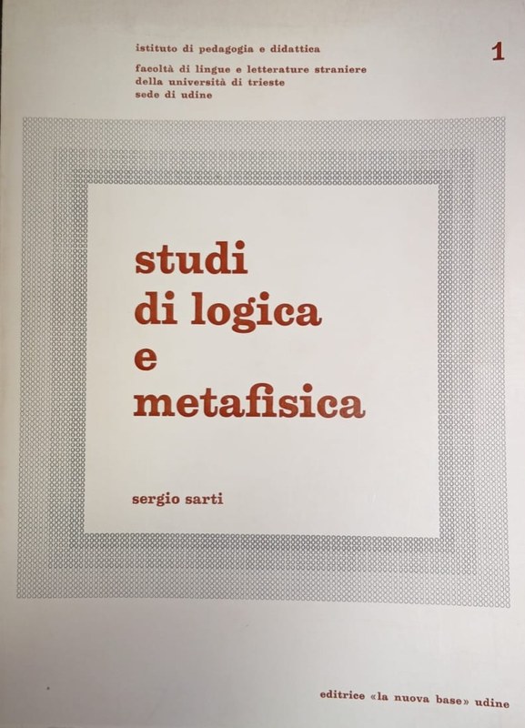 Studi di logica e metafisica