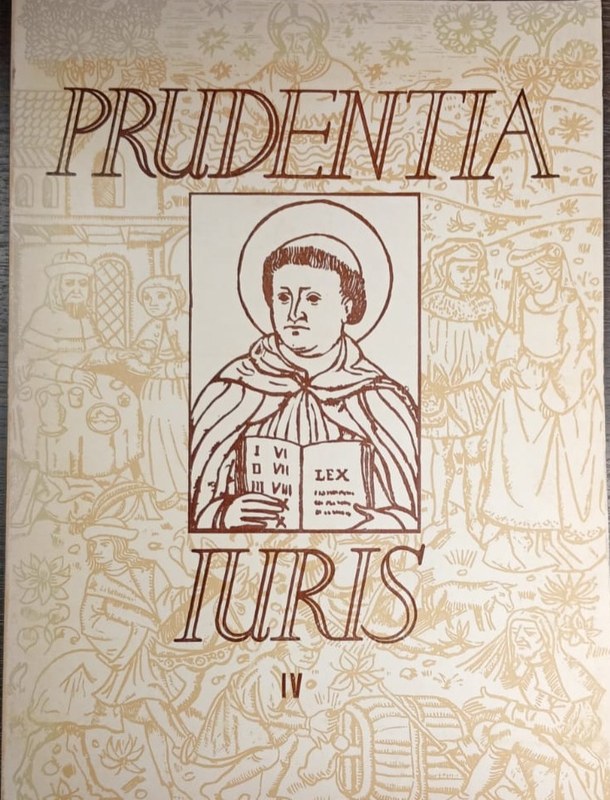 Prudentia Iuris: Revista de la Facultad de Derecho Y Cs Políticas de la Pontificia Universidad Católica Argentina Santa María de los Buenos Aires