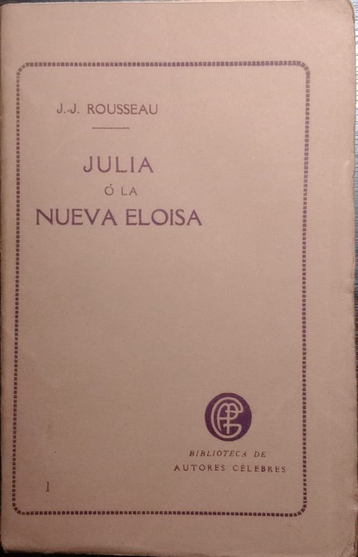 Julia ó la nueva Eloisa