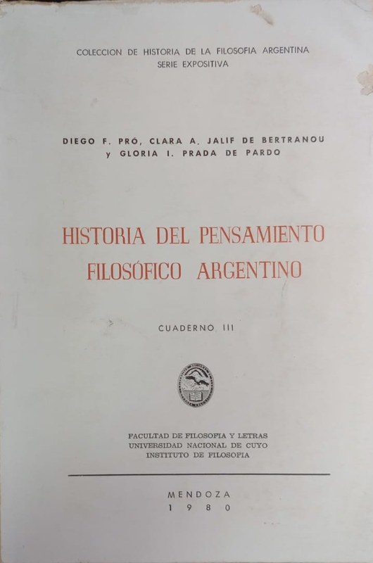 Historia del pensamiento filosófico Argentino