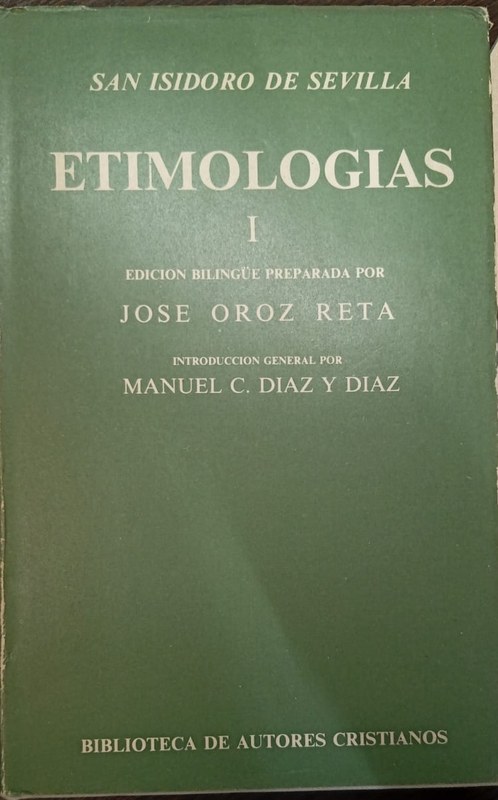 Etimologías: Volumen I