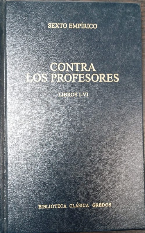 Contra los profesores: Libros I-VI