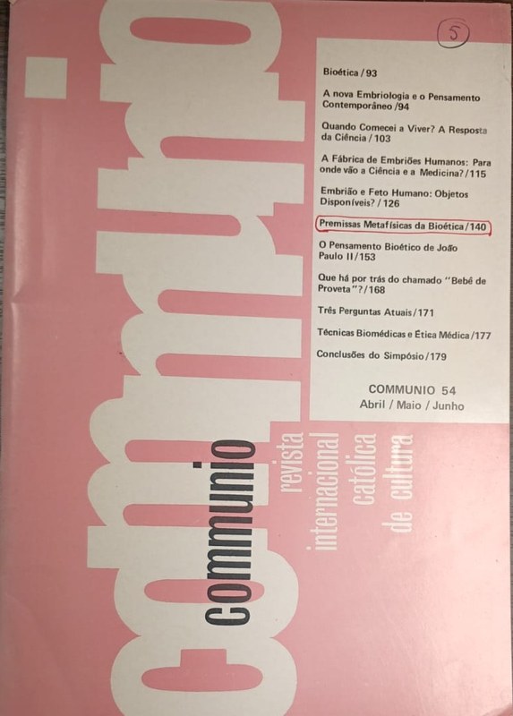 Communio: Revista internacional católica de cultura