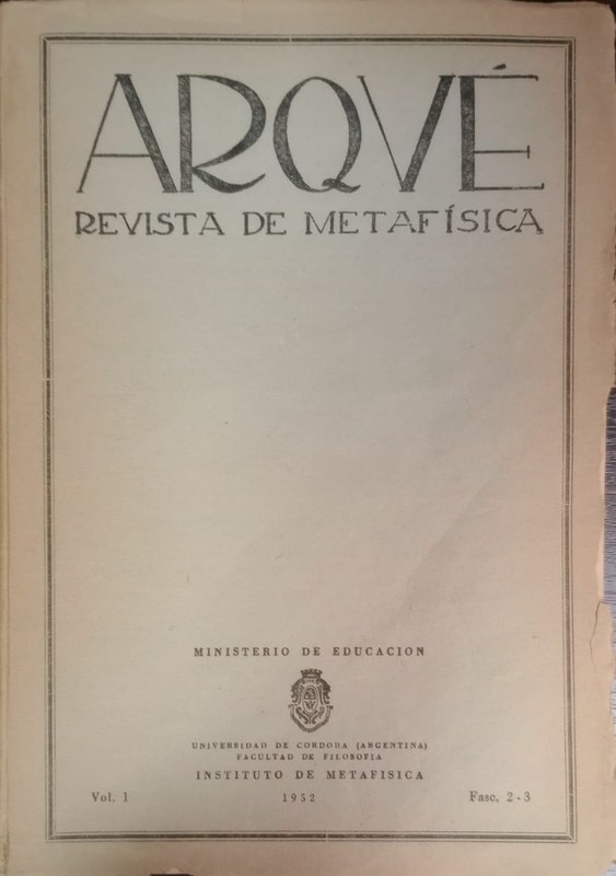 ARQUE: Revista de Metafísica