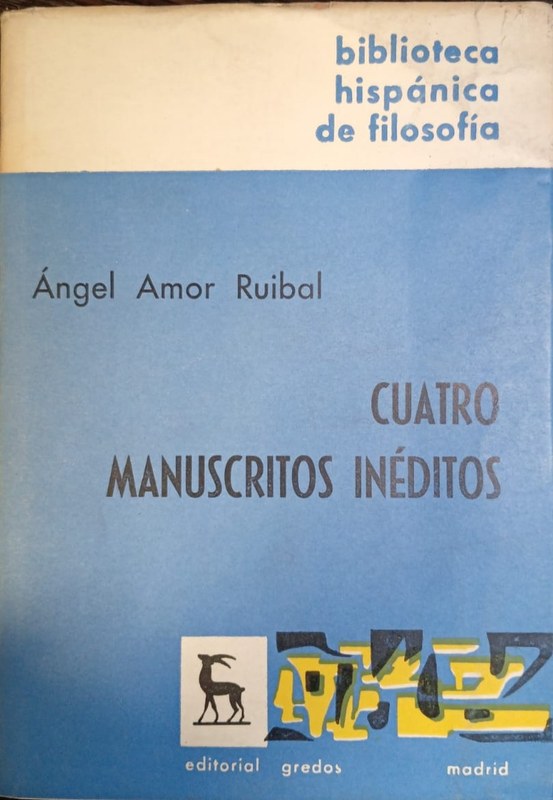 Cuatro manuscritos inéditos