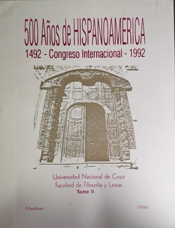 500 años de Hispanoamérica: 1492 - Congreso Internacional - 1992