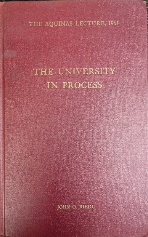 The University in Process: Under the Auspices of Wisconsin-Alpha Chapter of Phi Sigmas Tau