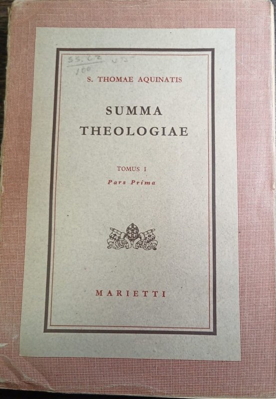 Summa Theologiae: Tomus I Pars Prima