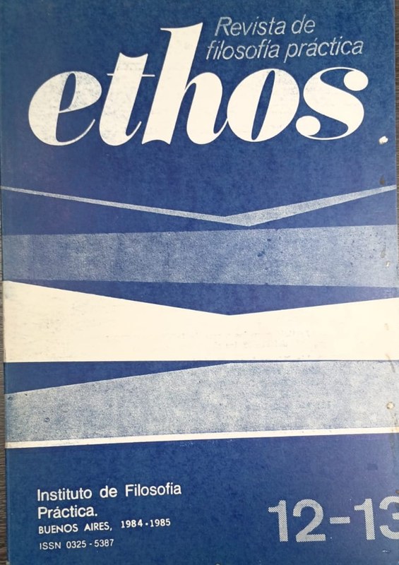 ethos: Revista de filosofía práctica 12-13