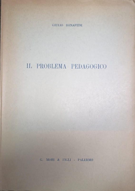 Il problema pedagogico