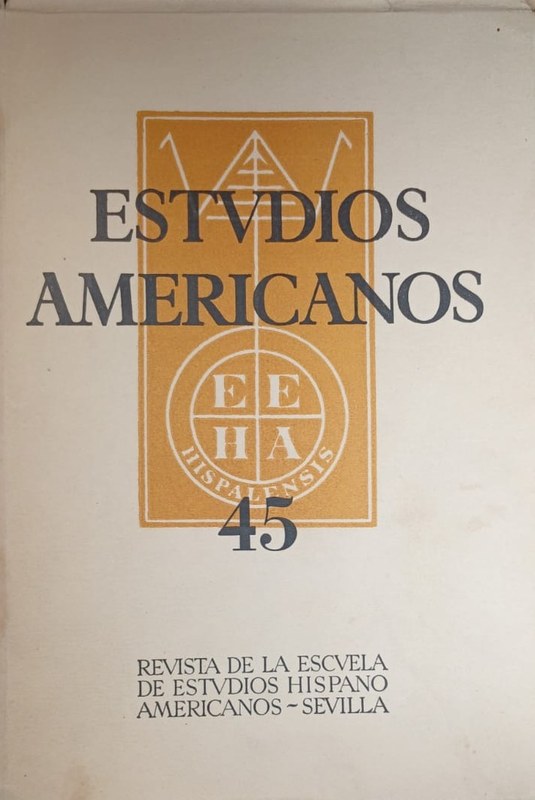 Estudios Americanos: Revista de la Escuela de Estudios Hispanoamericanos -Sevilla-