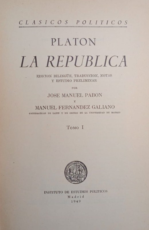 La República: Tomo I