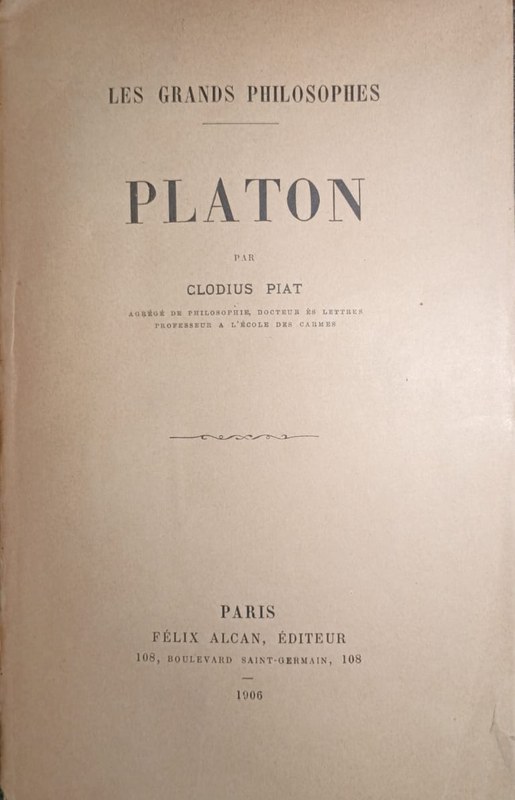 Platon: Par Clodius Piat