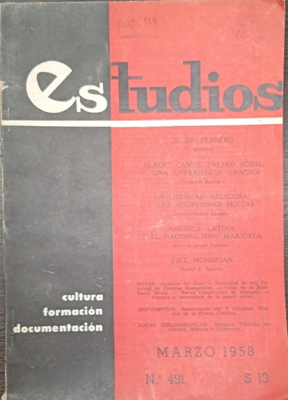 Estudios: Revista Argentina de Cultura
