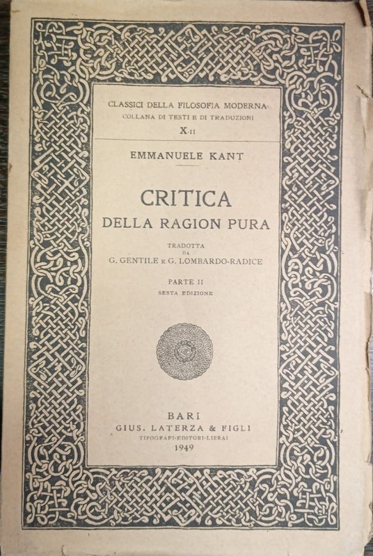 Critica della ragion pura