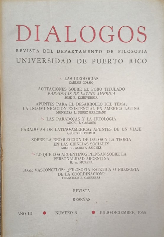 Diálogos: Revista del Departamento de Filosofía, Universidad de Puerto Rico