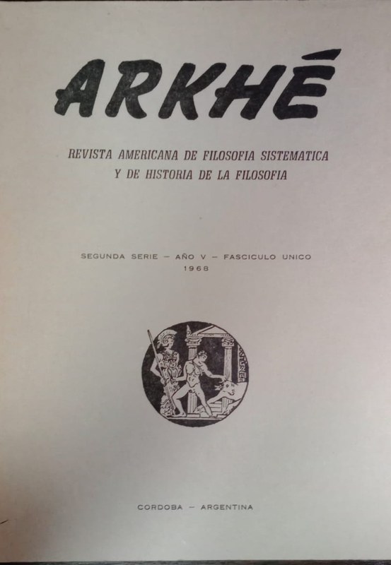 Arkhé: Revista Americana de Filosofía Sistemática y de Historia de la Filosofía