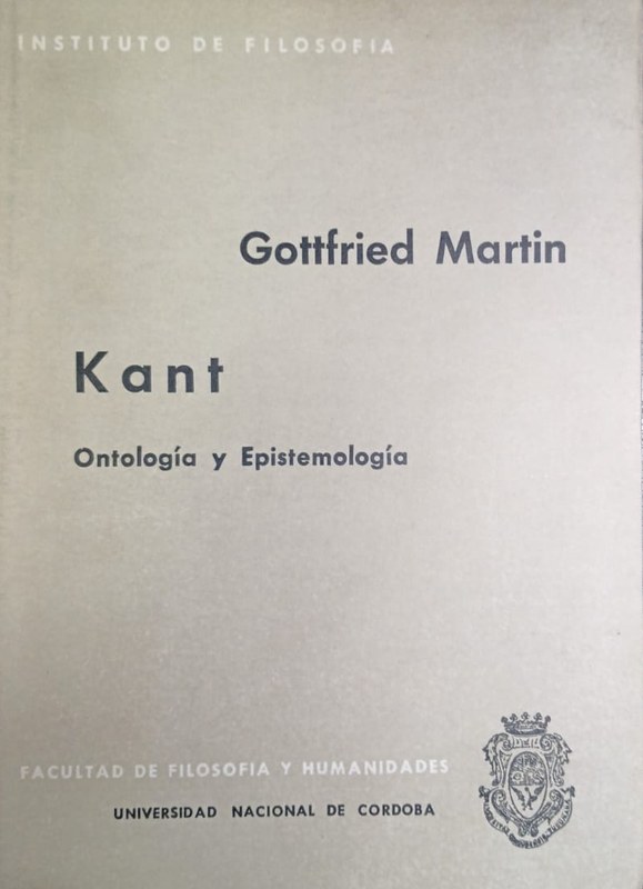 Kant: Ontología y Epistemología