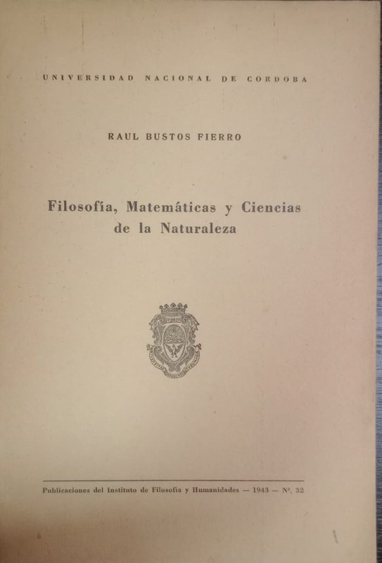 Filosofía, Matemática y Ciencias de la Naturaleza