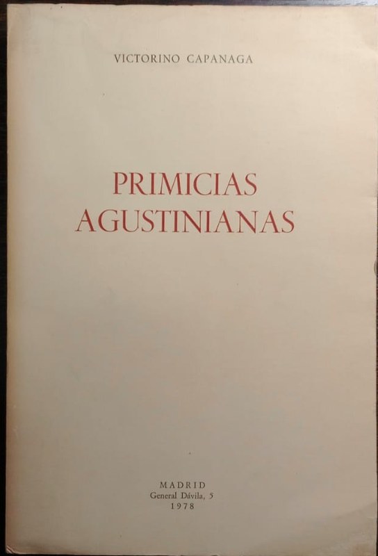 Primicias Agustinianas