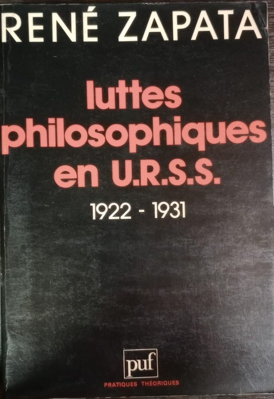 Luttes philosophiques en U.R.S.S: 1922-1931