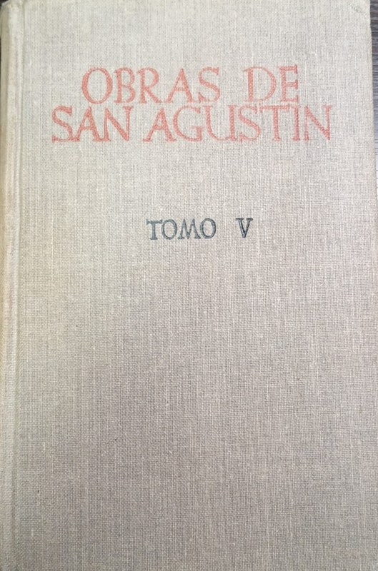 Obras de San Agustín: Tratado sobre la Santísima Trinidad