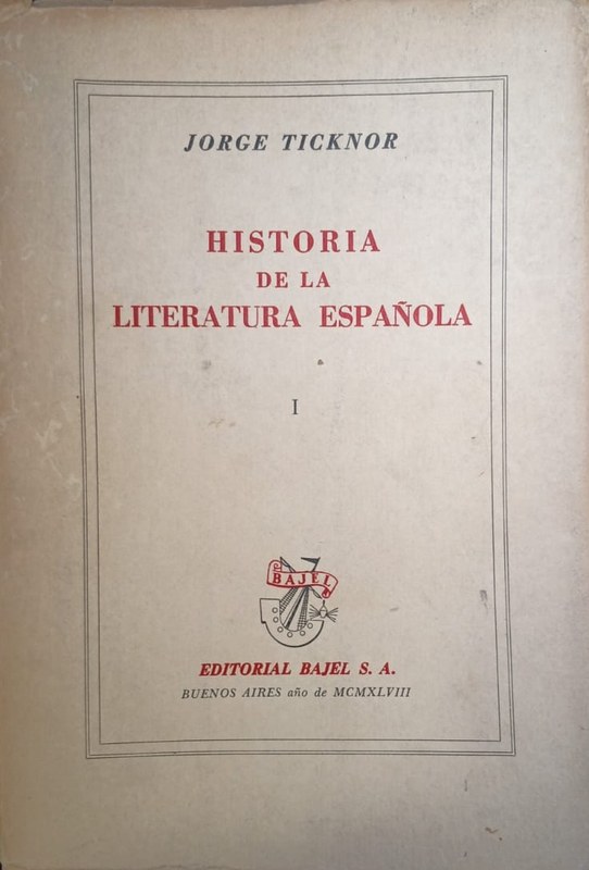 Historia de la Literatura española I