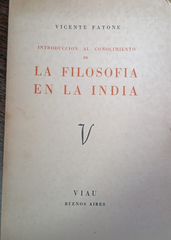 Introducción al conocimiento de la Filosofía de la India