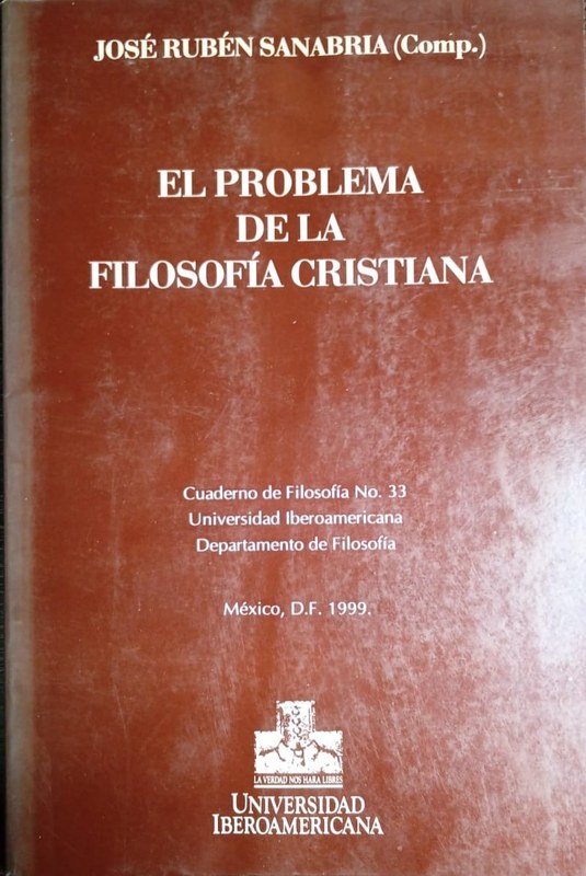 El problema de la Filosofía Cristiana