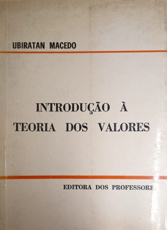 Introduéâo á teoría dos valores