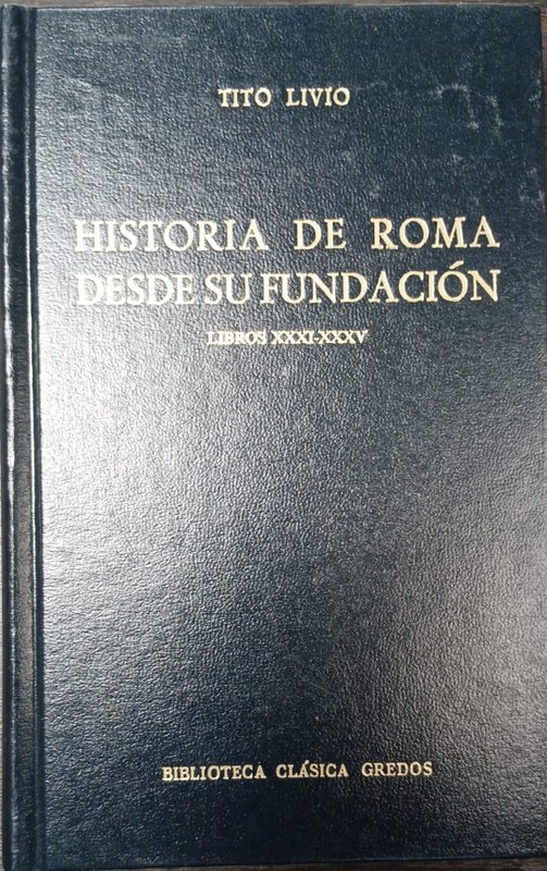 Historia de Roma desde su fundación: Libros XXXI-XXXV