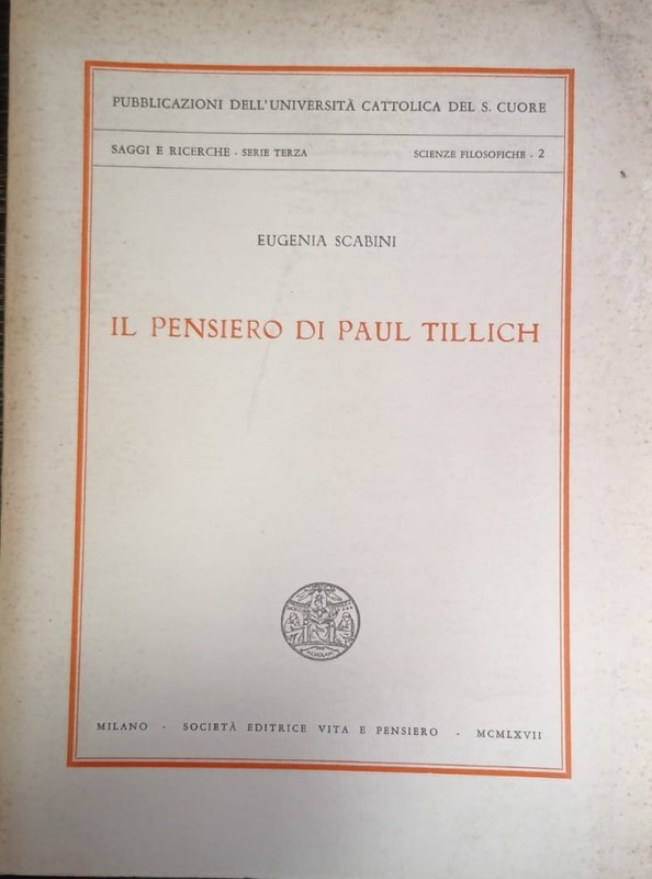 Il pensiero di Paul Tillich