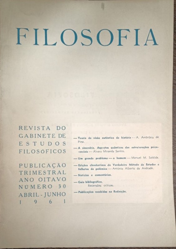 Filosofía: Revista do Gabinete de Estudos Filosóficos