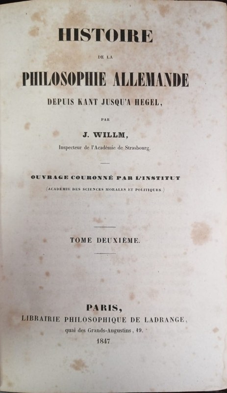 La philosophie allemande: Philosophie de Kant